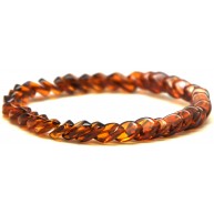 Tear drop Baltic amber bracelet-AB2313